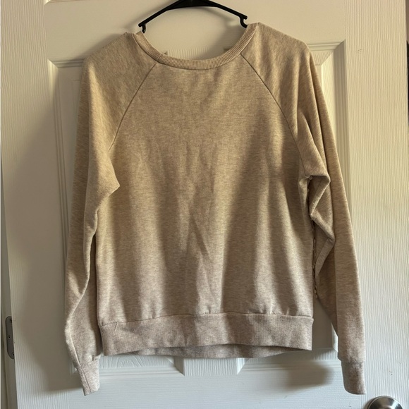 Tan sequined Iris Basic sweater - Picture 2 of 3